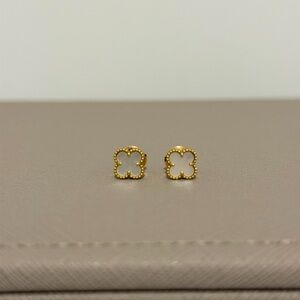 Van Cleef and Arpels Sweet Alhambra Earrings Mother of Pearl